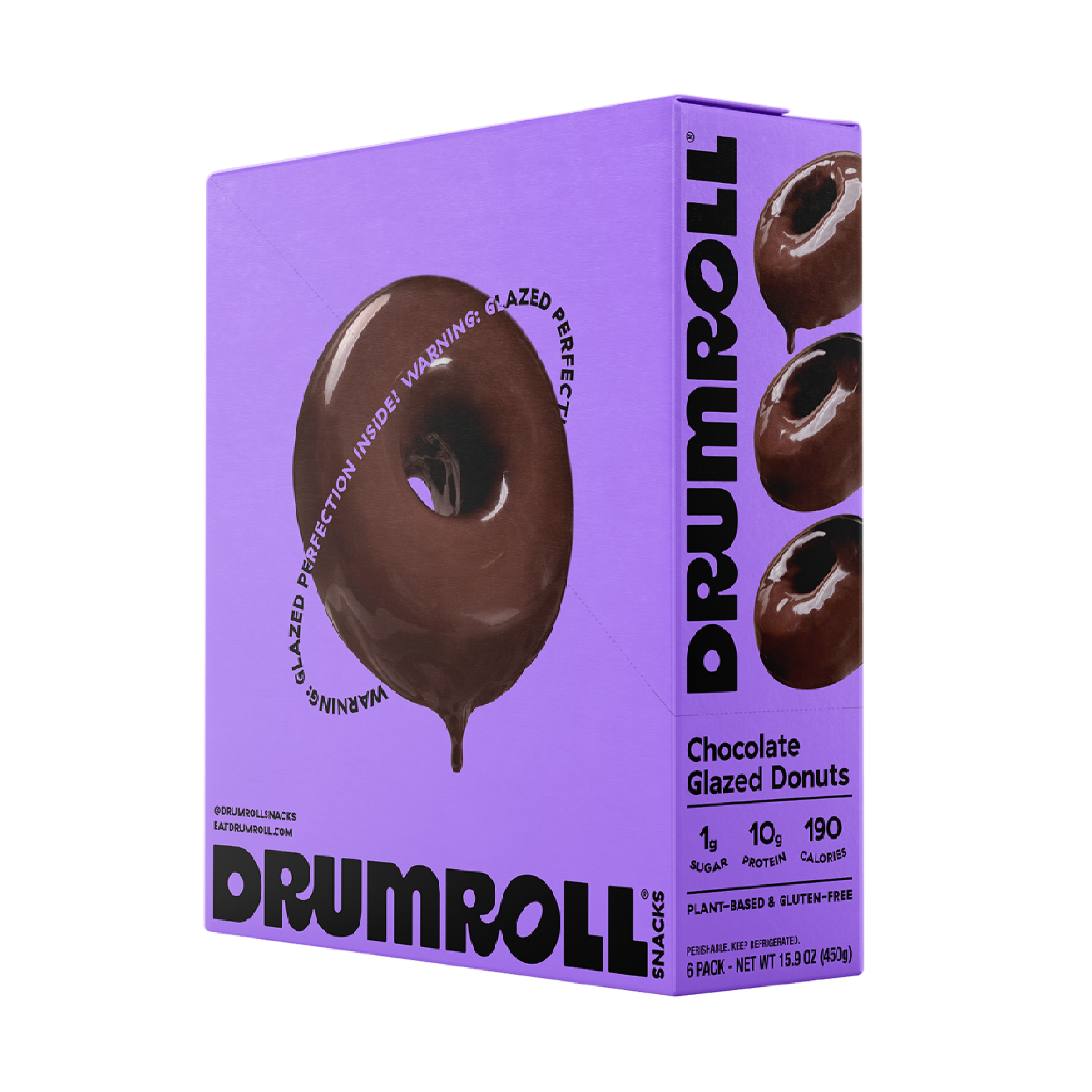 Drumroll Plant-Based Chocolate Donuts Wholesale