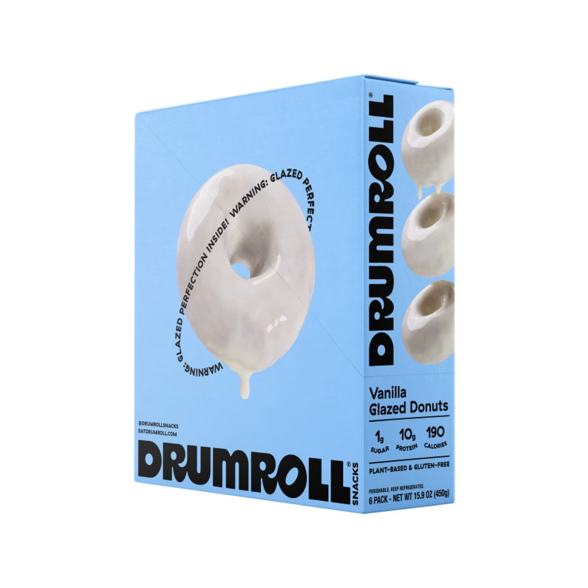 Drumroll PlantBased Vanilla Donuts Drumroll Snacks